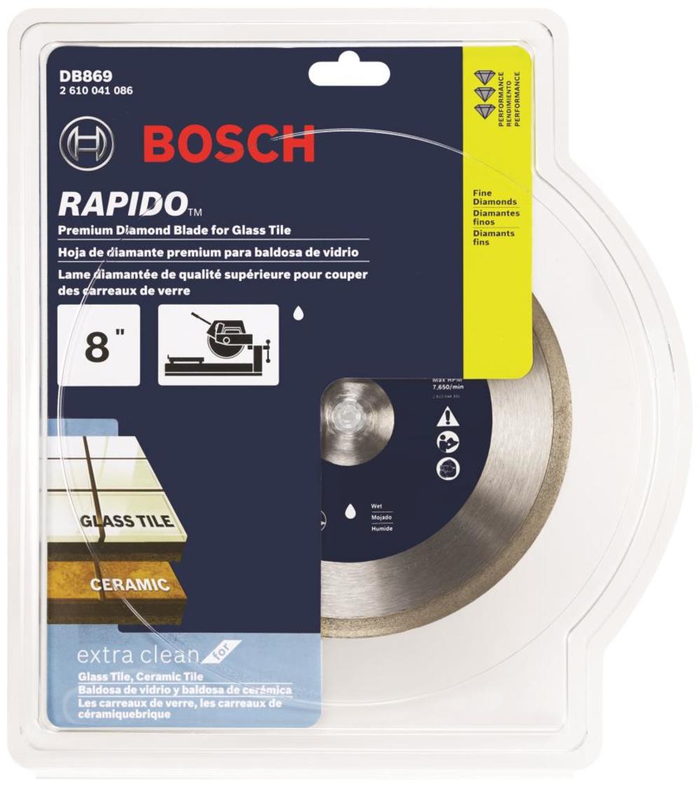 Bosch Continuous Rim Diamond Blade for Glass Tile - Ascmtools