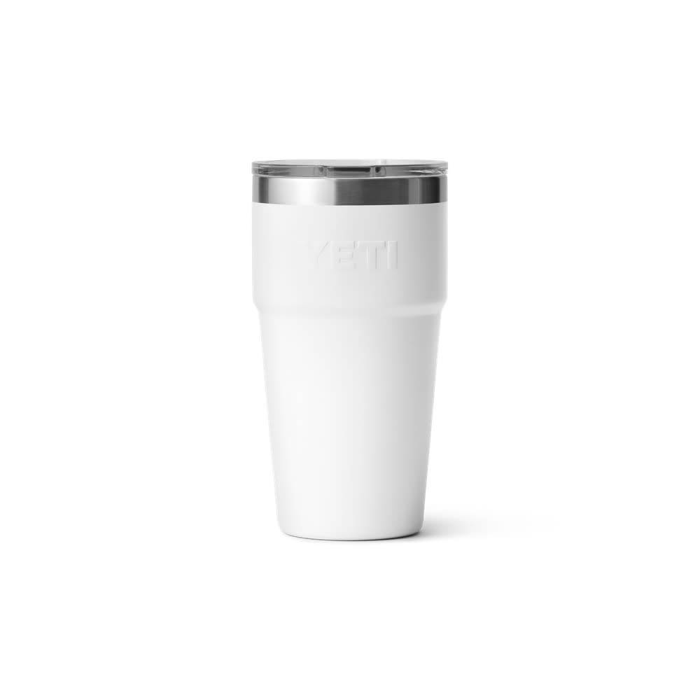 Yeti Rambler 16oz Stackable Pint with Magslider Lid White - Ascmtools