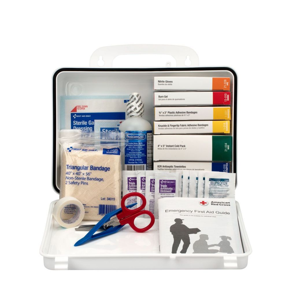 First Aid Only Vehicle First Aid Kit 25 Person Plastic Case - Ascmtools