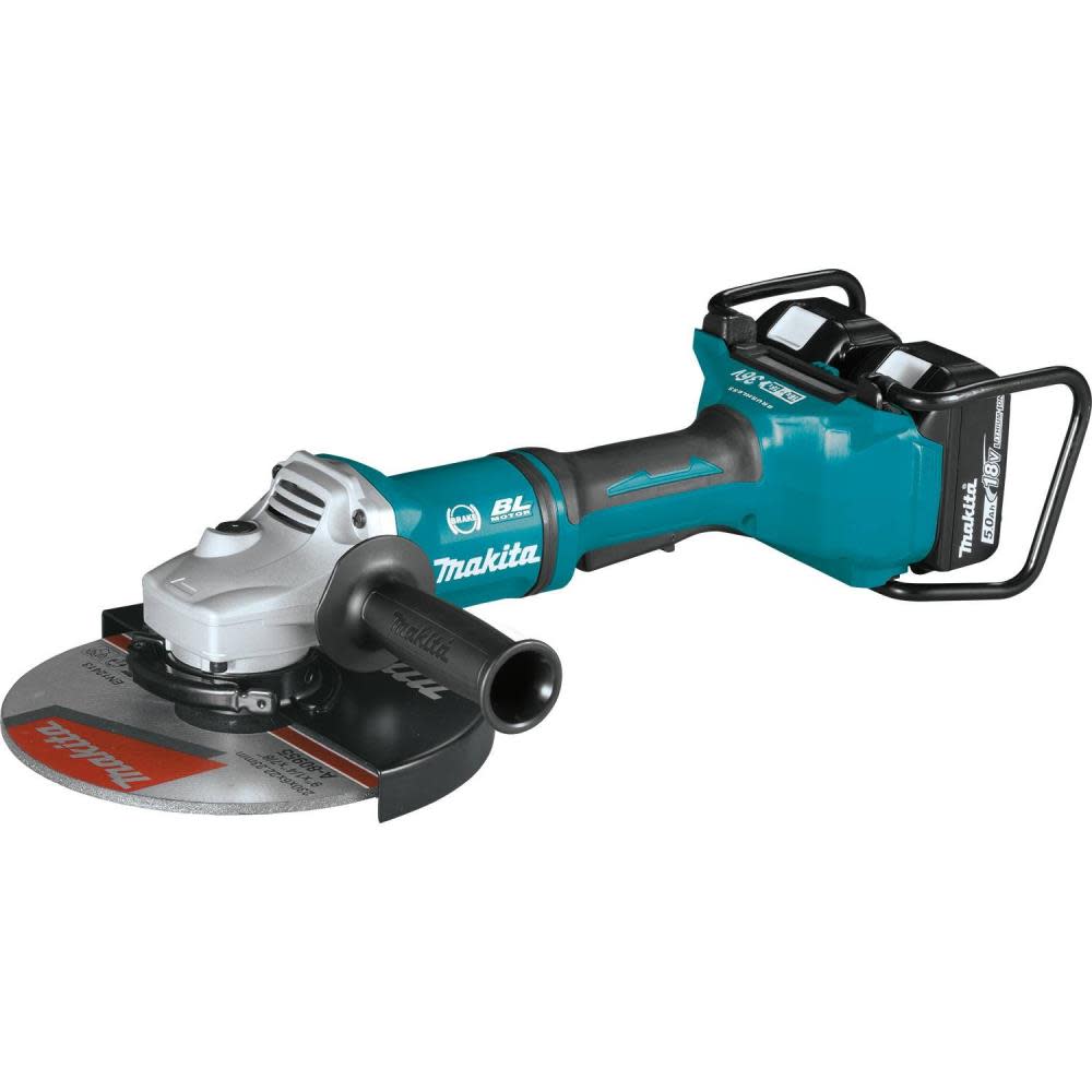 Makita 18V X2 LXT 36V 9″ Paddle Switch Cut-Off/Angle Grinder Kit - Ascmtools