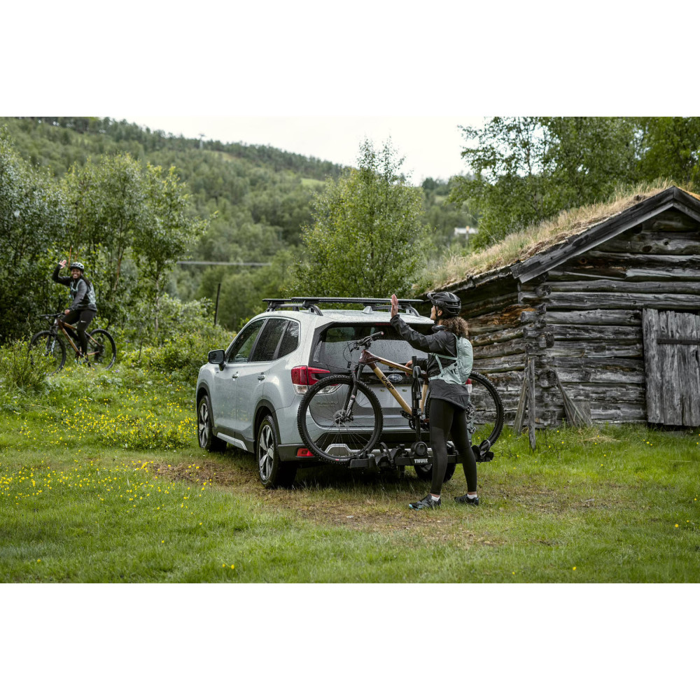 Thule DoubleTrack Pro XT Black 2 Bike Hitch Bike Rack - Ascmtools