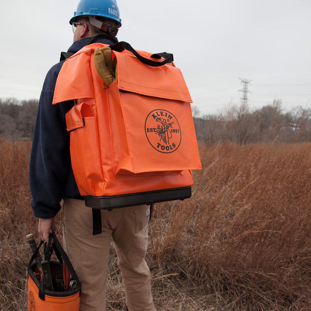 Klein Tools Lineman Backpack Orange - Ascmtools