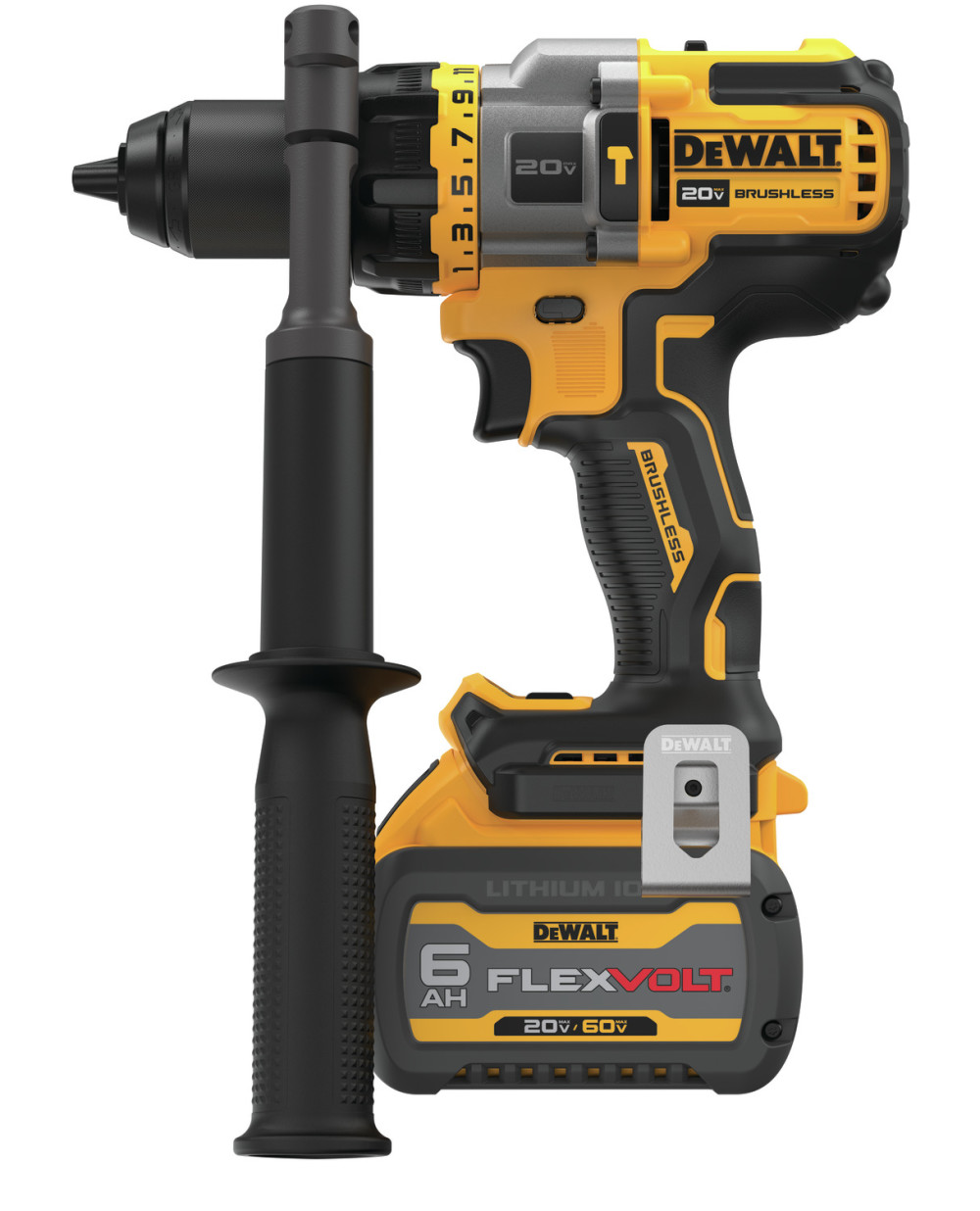 DEWALT 20V MAX* 2 Tool Kit Including Hammer Drill/Driver with FLEXV Advantage - Ascmtools