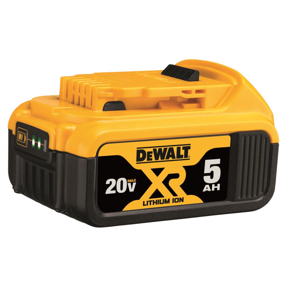 DEWALT 20-Volt Max 5.0-Amp Hours Lithium Power Tool Battery - Ascmtools
