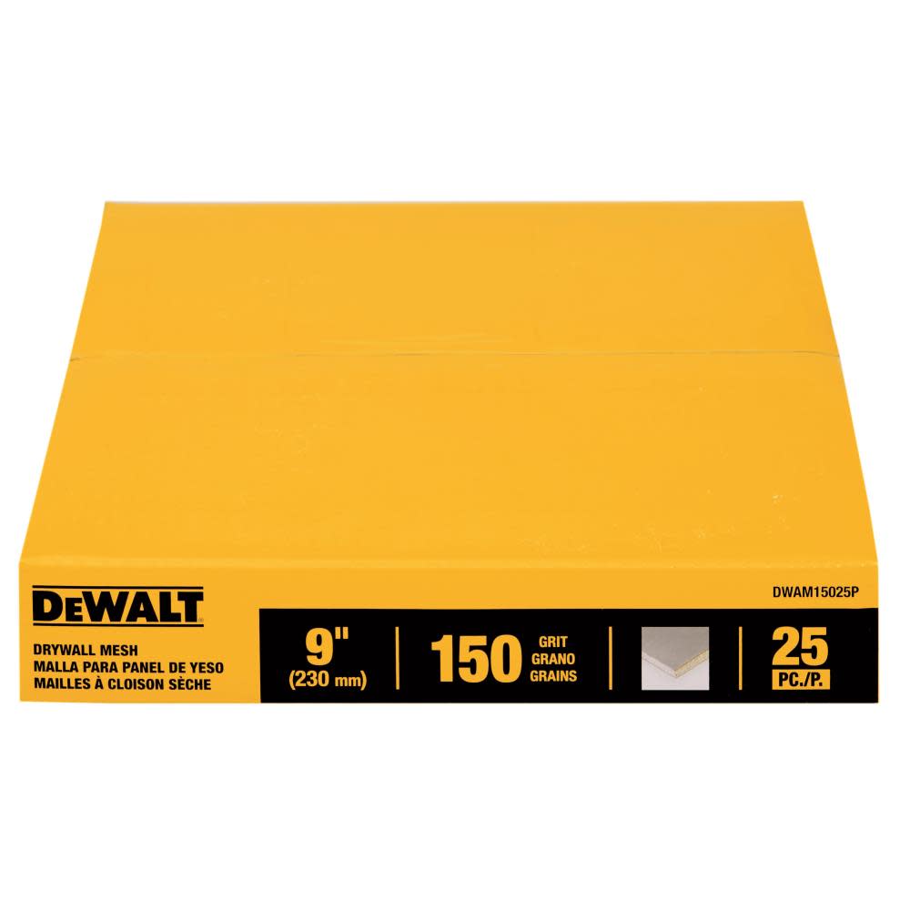 DEWALT 9″ Sanding Mesh 150x 25pk - Ascmtools