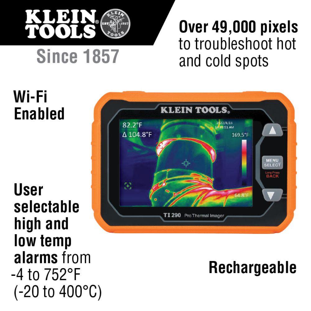 Klein Tools Rechargeable Pro Thermal Imager - Ascmtools