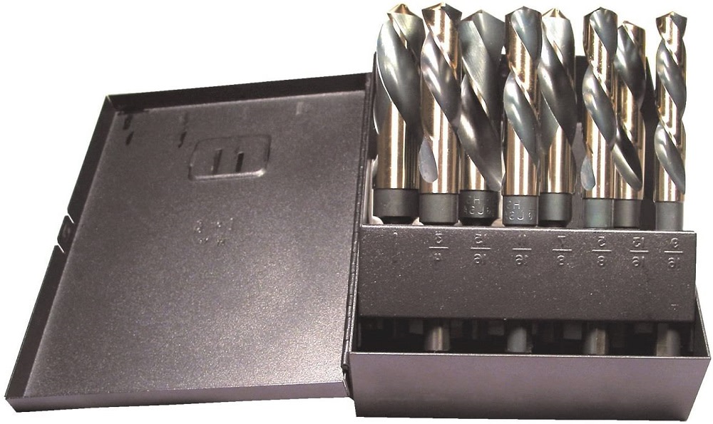 Viking Drill Type 280-UB Magnum Super Premium Reduced Shank Drill 8 Piece Set – 1/2″ - Ascmtools