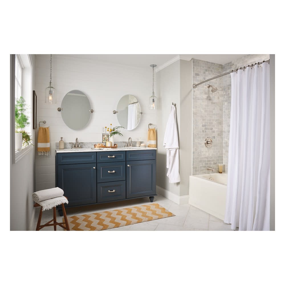 Moen Hilliard Tub/Shower Faucet Spot Resist Brushed Nickel 4″ - Ascmtools