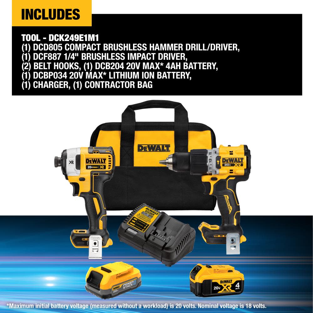 DEWALT 20V MAX XR HD-Impact Kit - Ascmtools