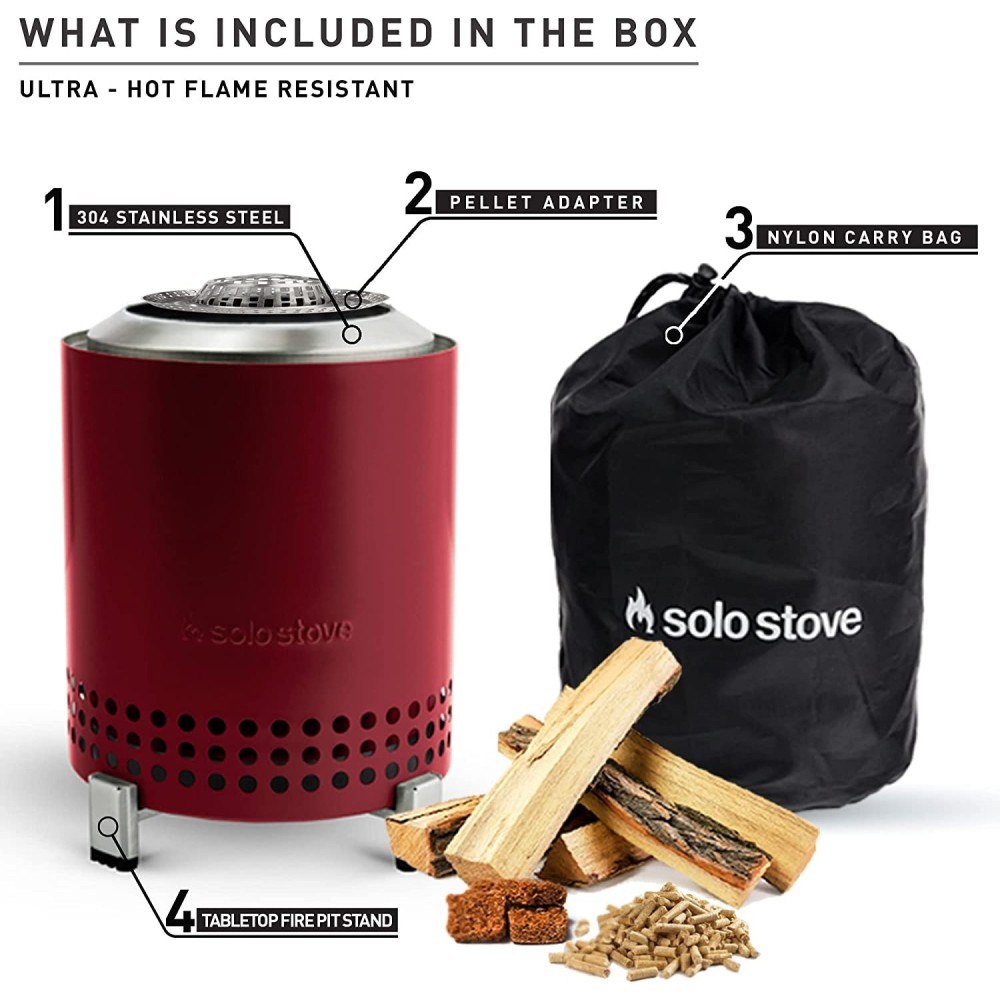 Solo Stove Mesa Mulberry Fire Pit - Ascmtools