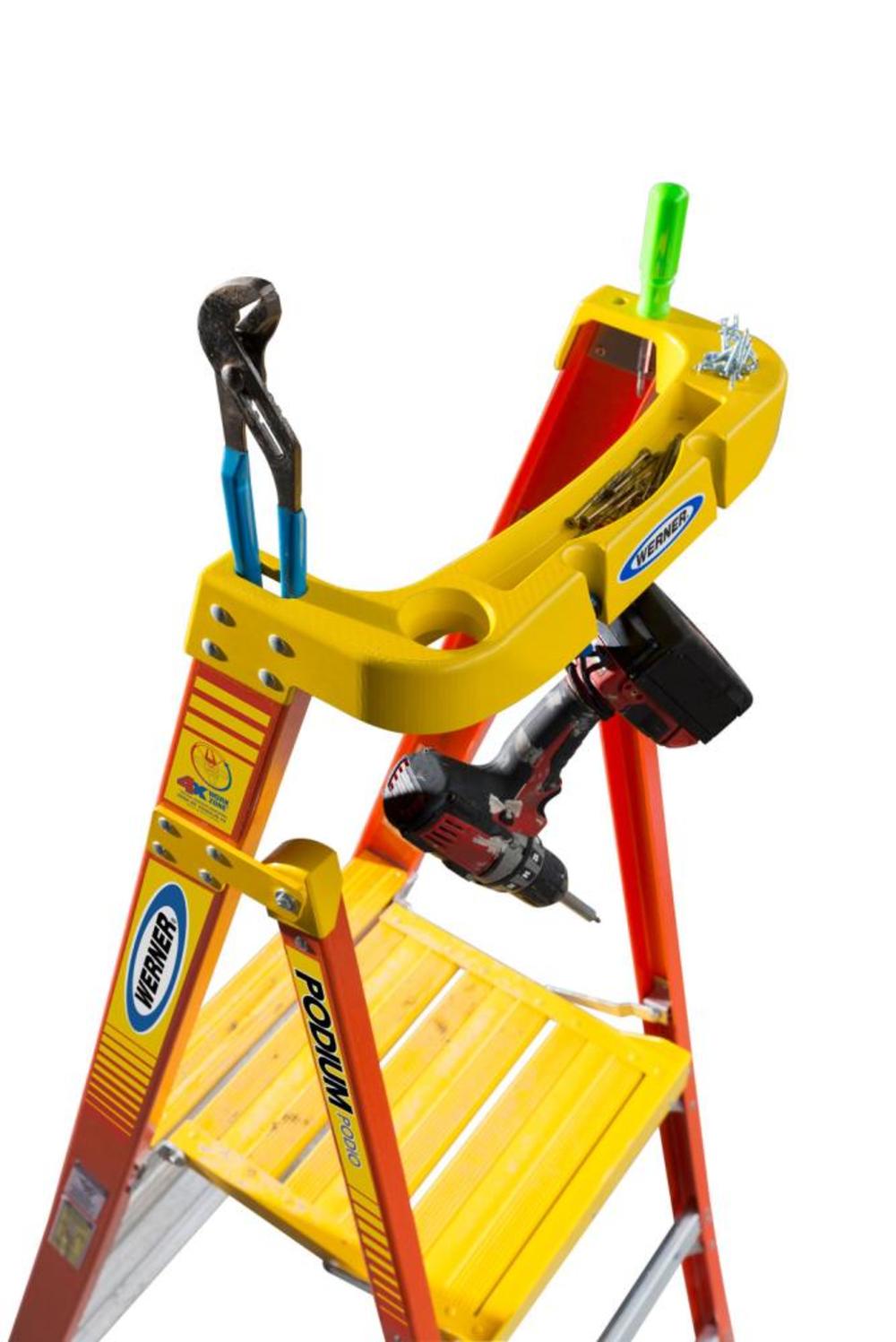 Werner Podium 6-ft Fiberglass 300-lb Type IA Platform Ladder - Ascmtools