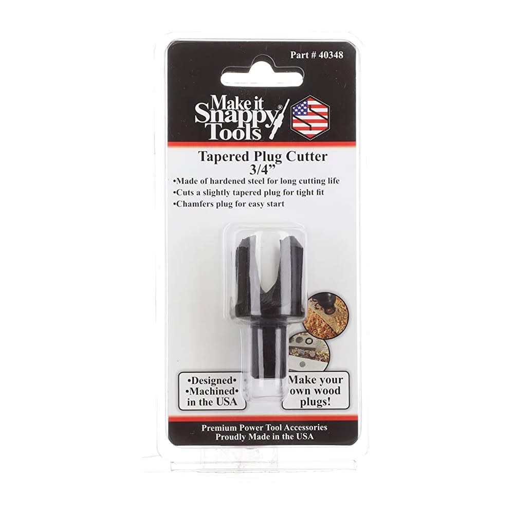 Make It Snappy Plug Cutter Tapered 3/4″ - Ascmtools