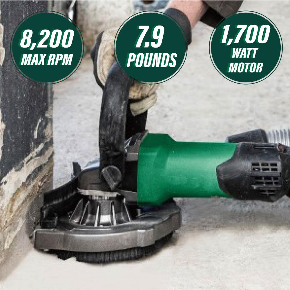 Metabo HPT Grinder Concrete Surfacing 5″ 15 Amp - Ascmtools