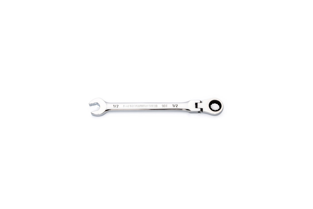 GEARWRENCH 1/2″ 90T 12 Point Flex Head Ratcheting Combination Wrench - Ascmtools