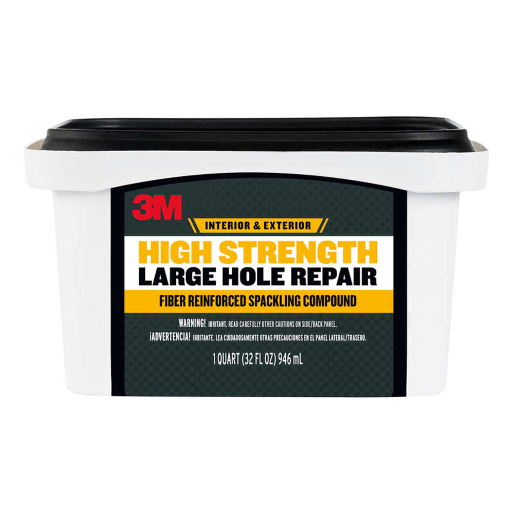 3M 32oz Off White Wall Repair Fiber Reinforced Spackling Compound - Ascmtools
