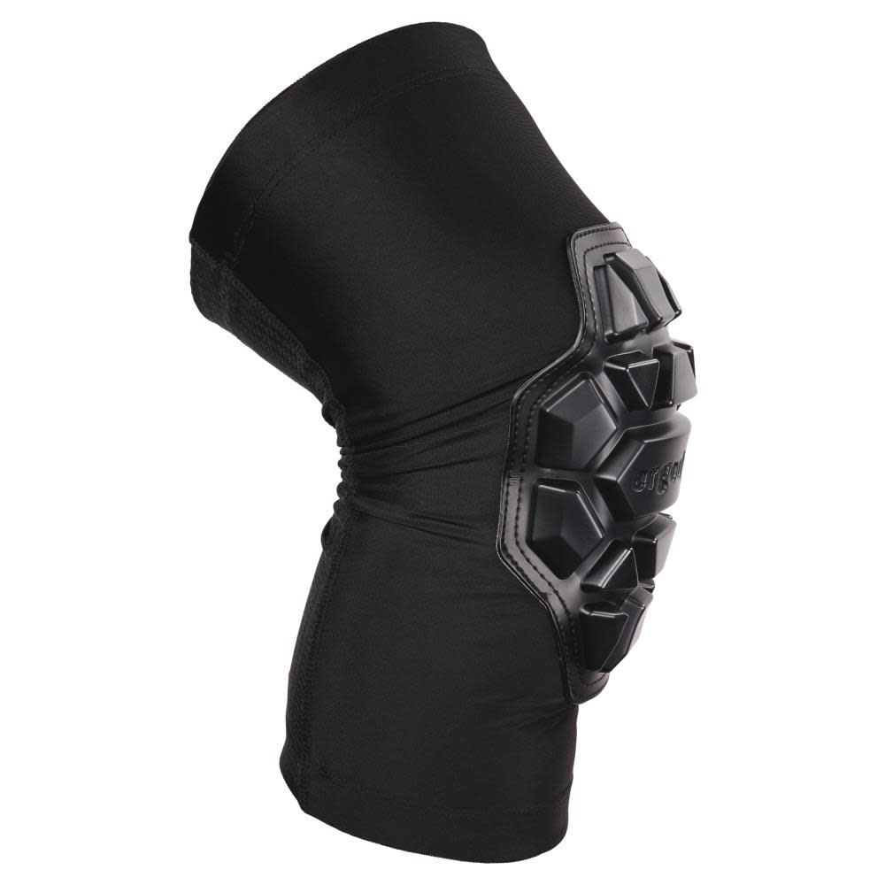 Ergodyne ProFlex 550 Padded Knee Sleeve 3 Layer Foam Cap Black M/L - Ascmtools