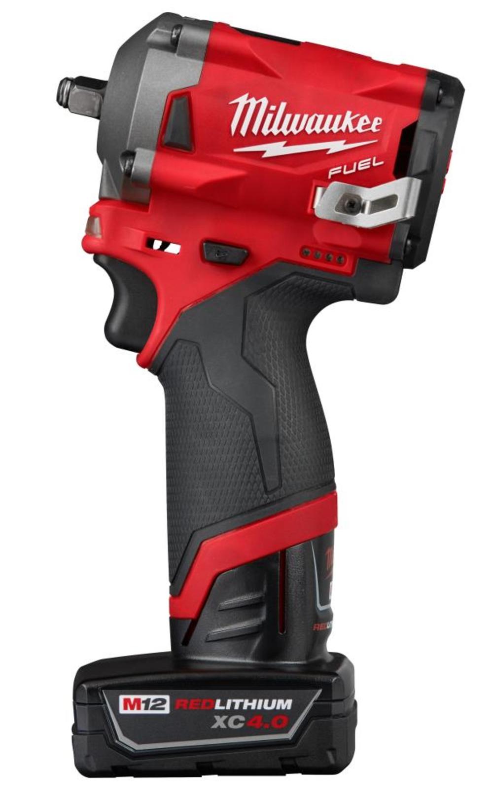 Milwaukee M12 FUEL Stubby 3/8In Impact Wrench M12 3/8In Ratchet Bundle Kit - Ascmtools