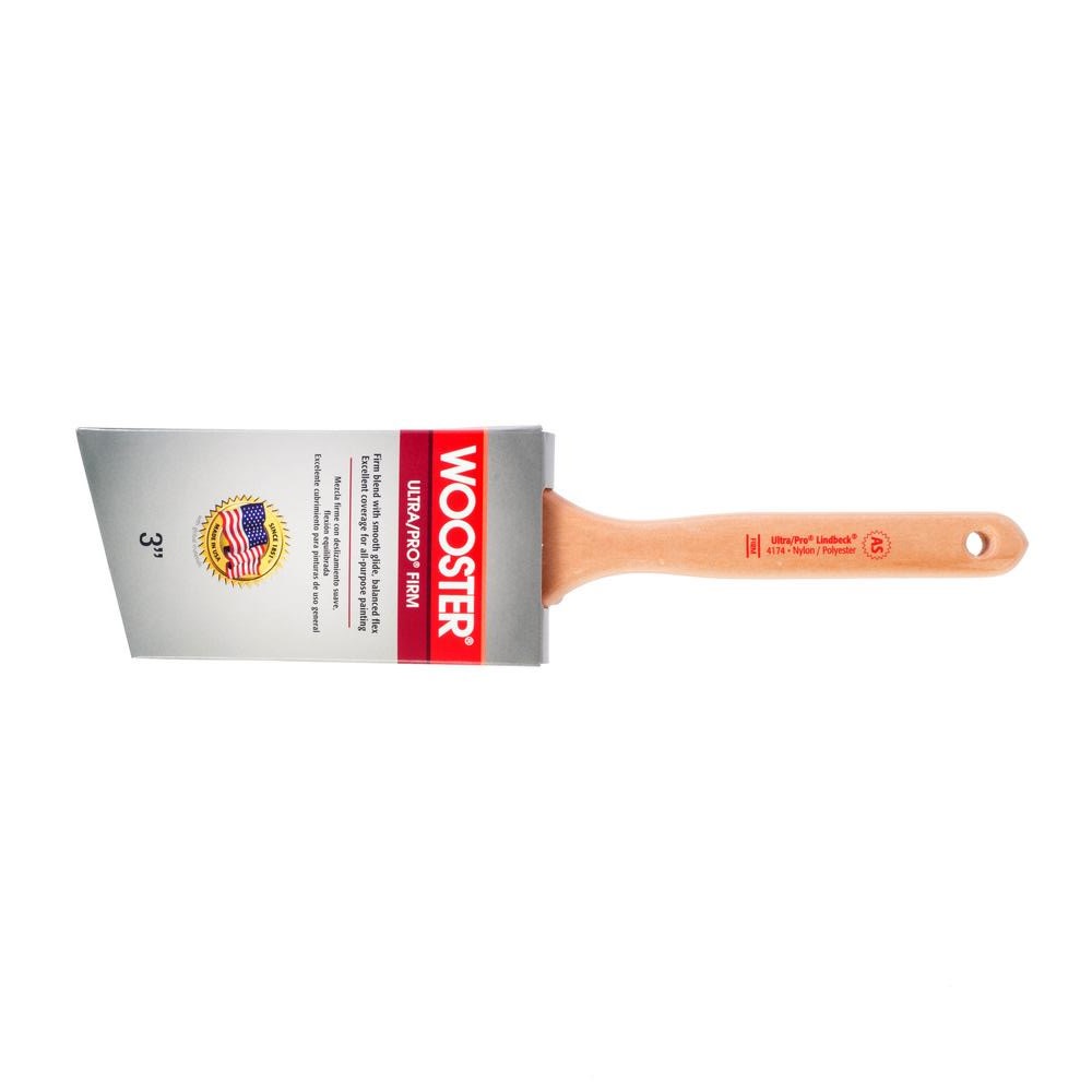 Wooster 3″ Ultra/Pro Firm Lindbeck Angle Sash Nylon/Polyester Paintbrush - Ascmtools