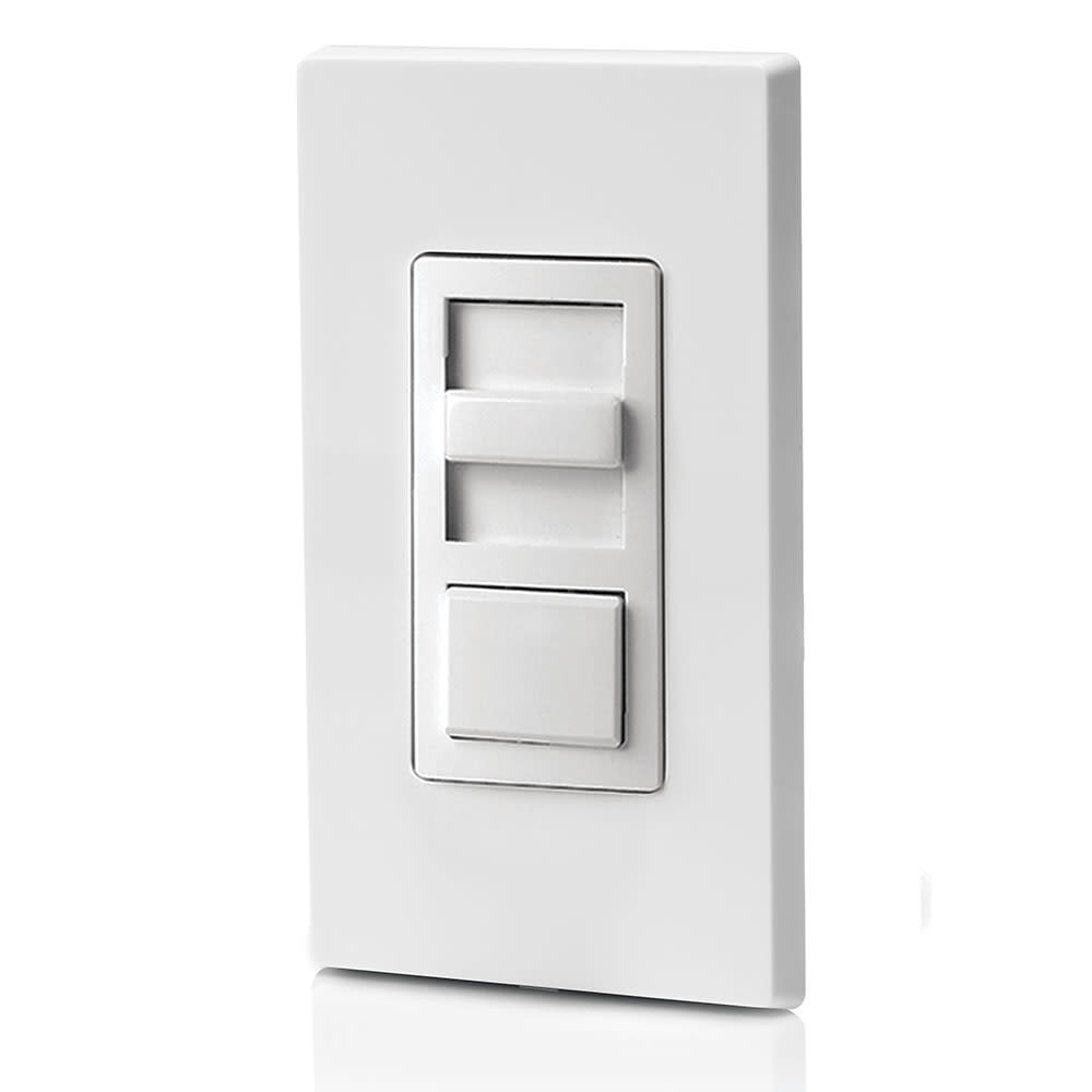 Leviton IllumaTech 120V 600W White 3 Way Slide Dimmer Switch - Ascmtools