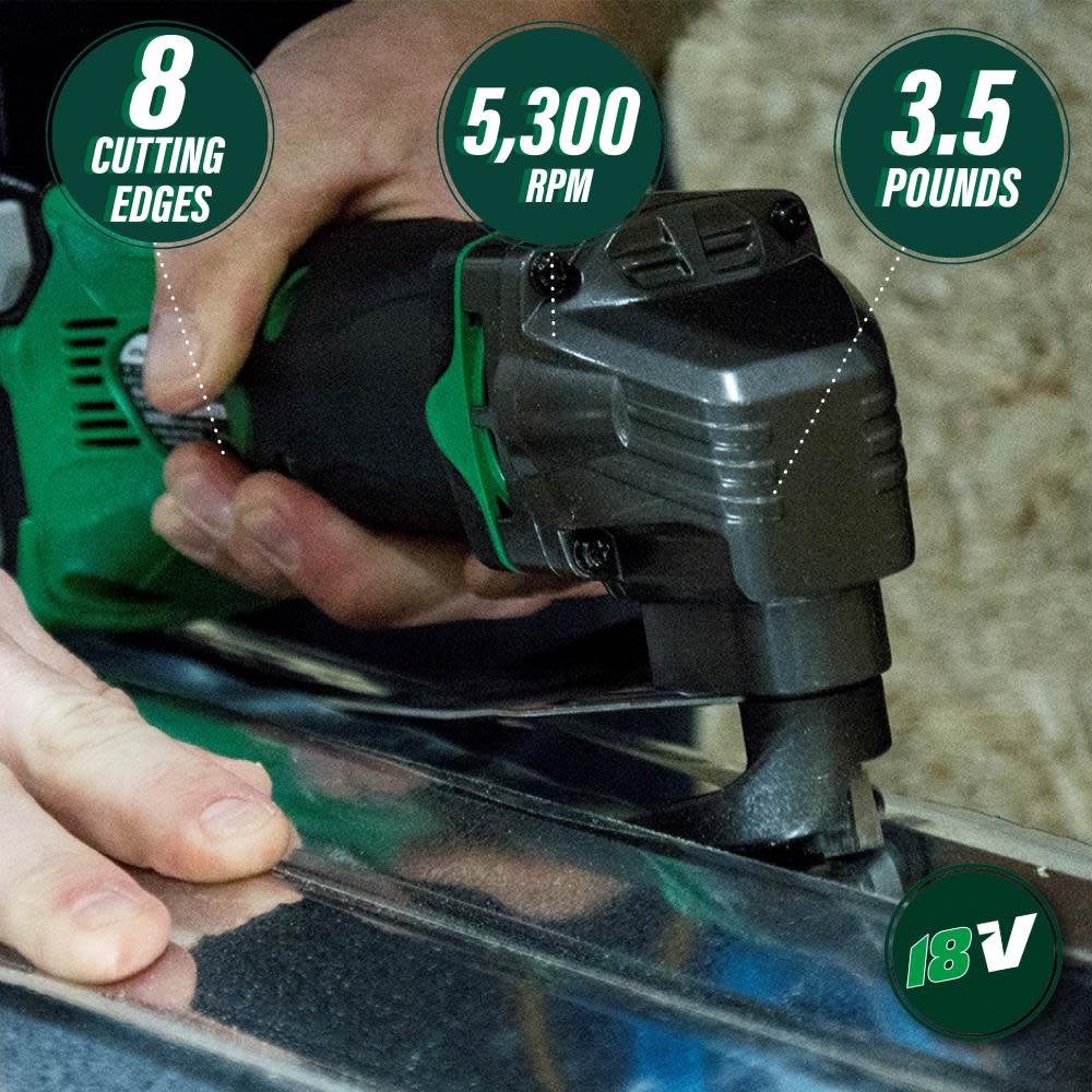 Metabo HPT 18V Cordless Li-ion Shear (Bare Tool) - Ascmtools