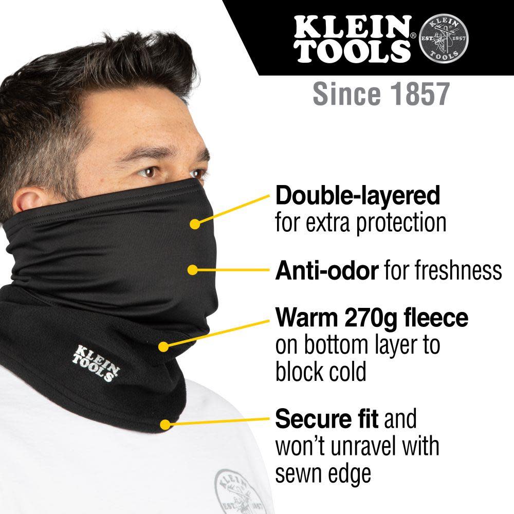 Klein Tools Neck and Face Warming Half-Band - Ascmtools