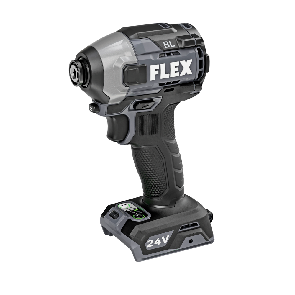 FLEX 24V 1/4″ Quick Eject Hex Impact Driver With Multi Mode Bare Tool - Ascmtools