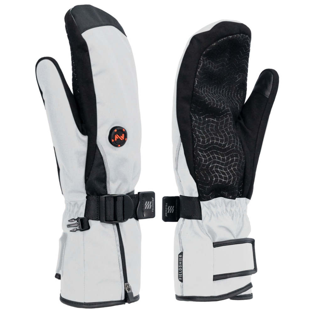 Mobile Warming Storm Heated Mitten Unisex White XXS - Ascmtools