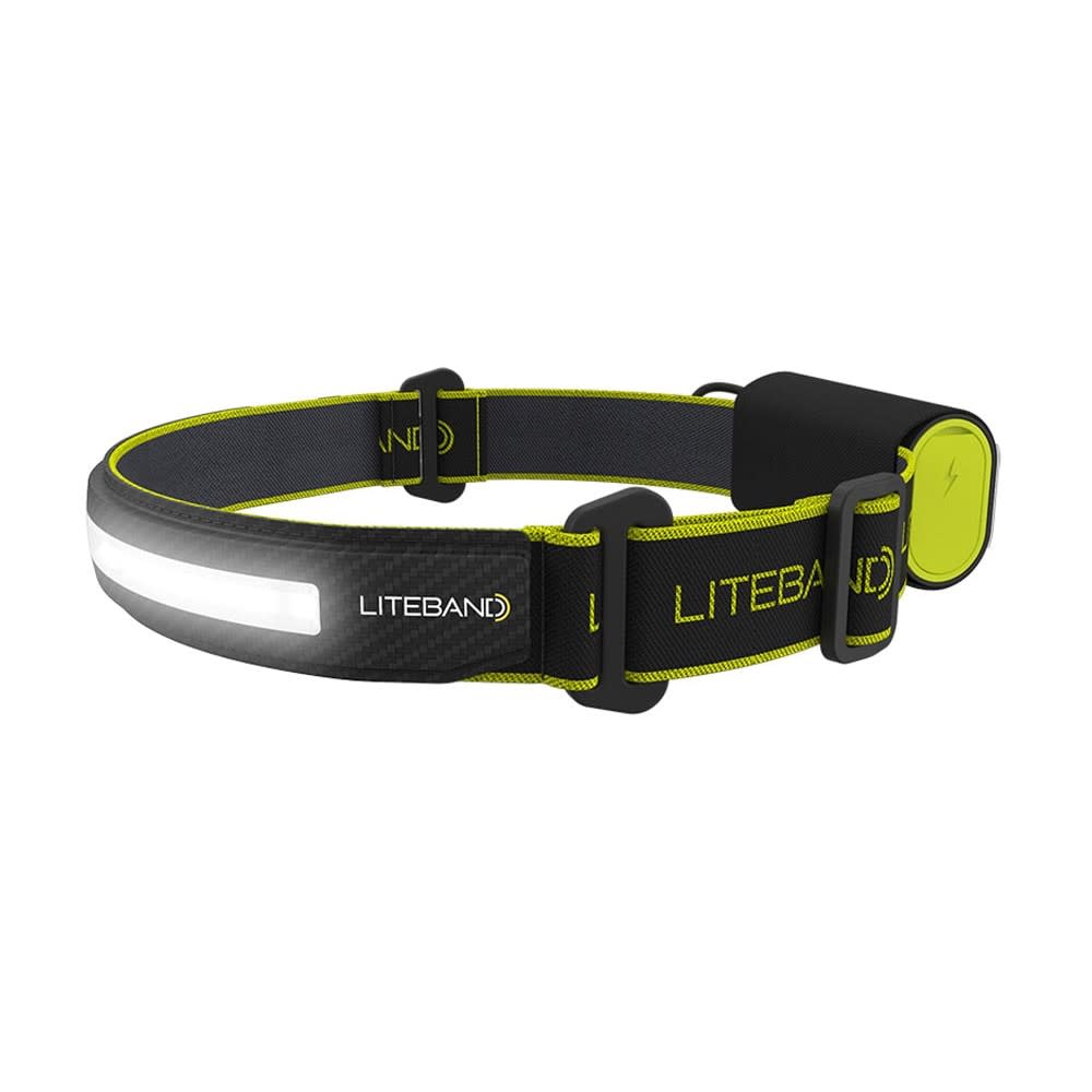 Liteband Pro 1000 WideBeam Carbon Fiber LED Rechargeable Headlamp - Ascmtools