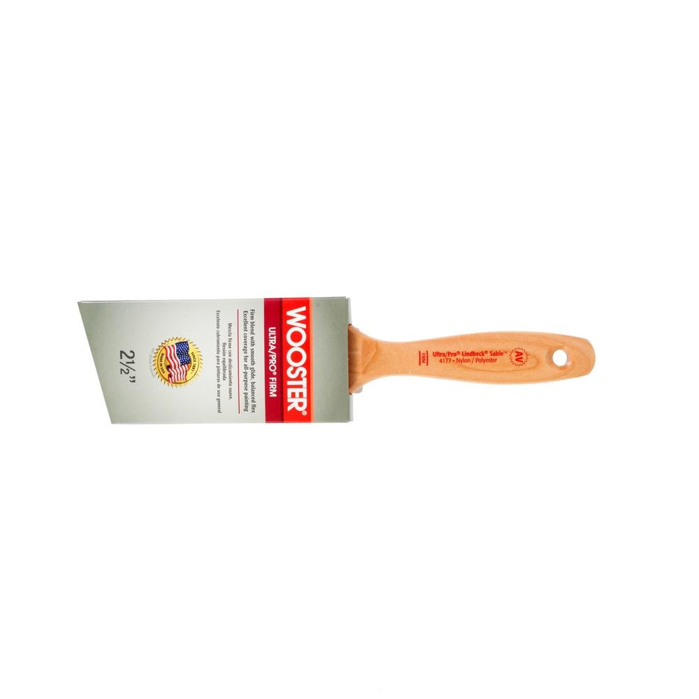 Wooster 2-1/2″ Ultra/Pro Firm Lindbeck Angle Sash Nylon/Polyester Paintbrush - Ascmtools