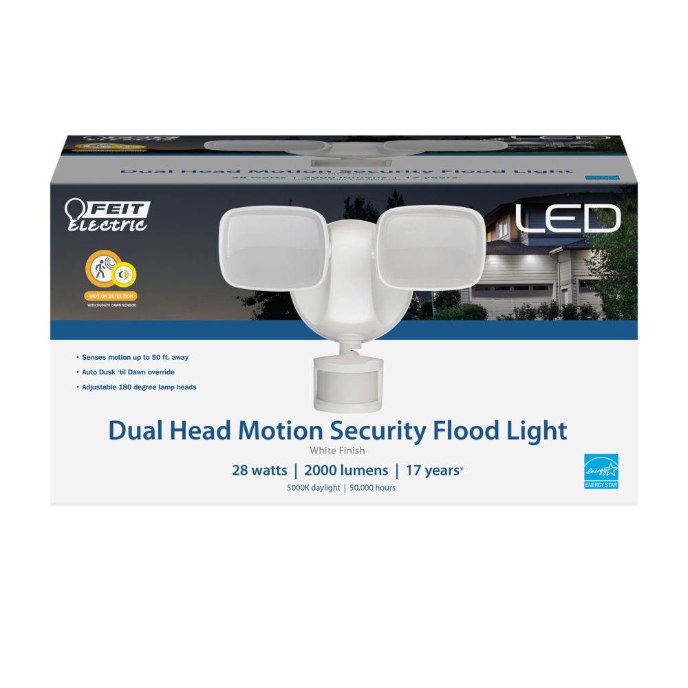 Feit Electric 9″ Motion-Sensing White LED Security Floodlight - Ascmtools