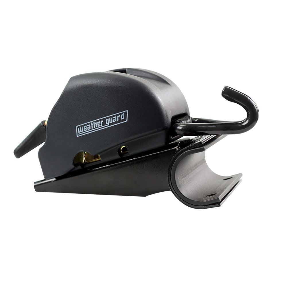 Weather Guard Ratchet Straps with Mounting Brackets 2 Pack - Ascmtools