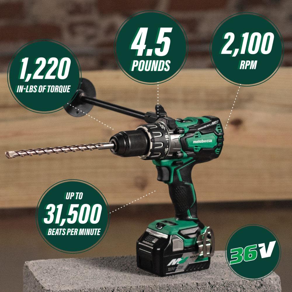 Metabo HPT 36V MV Hammer Drill Kit - Ascmtools