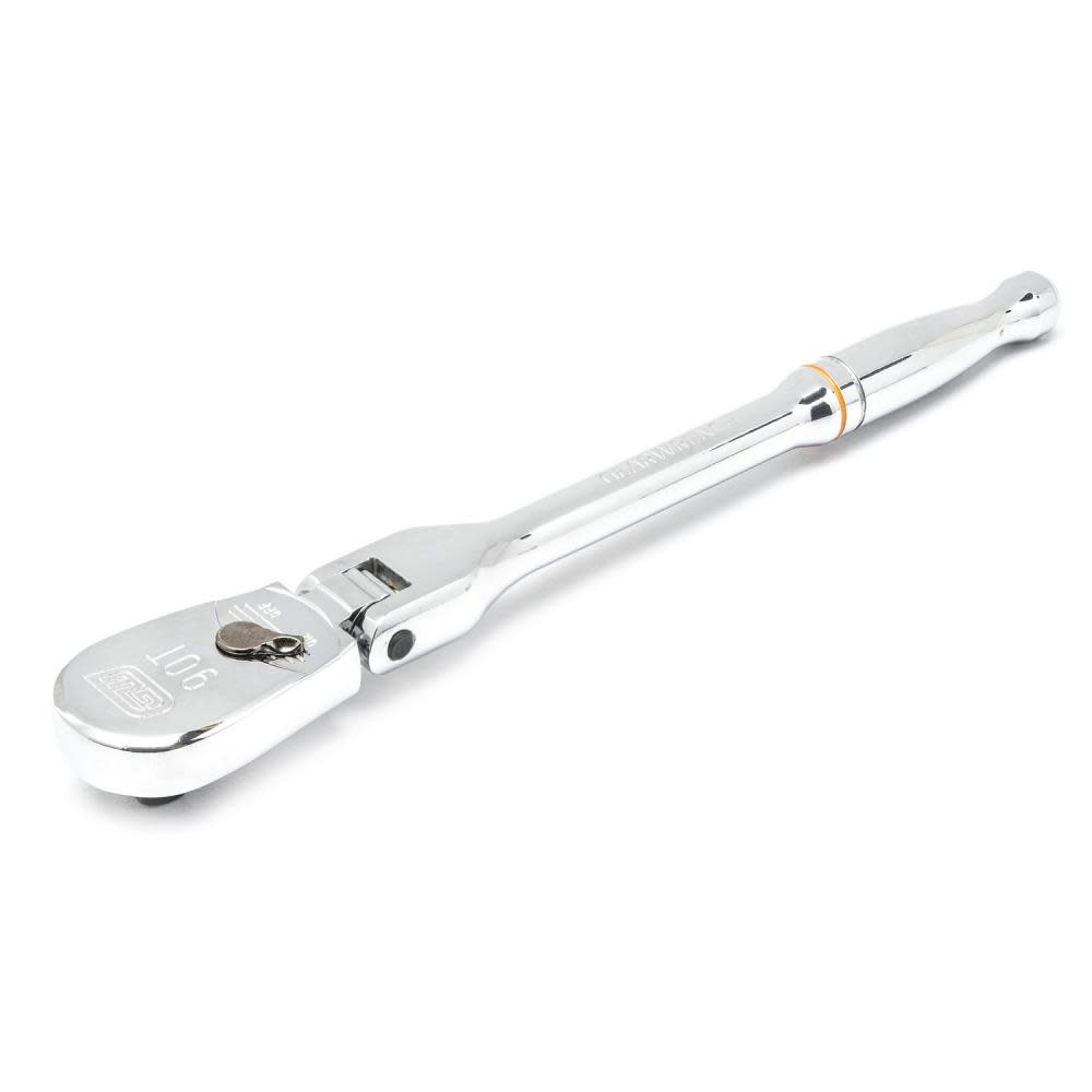 GEARWRENCH 1/4″ Drive 90 Tooth Flex Head Teardrop Ratchet – 7″ - Ascmtools
