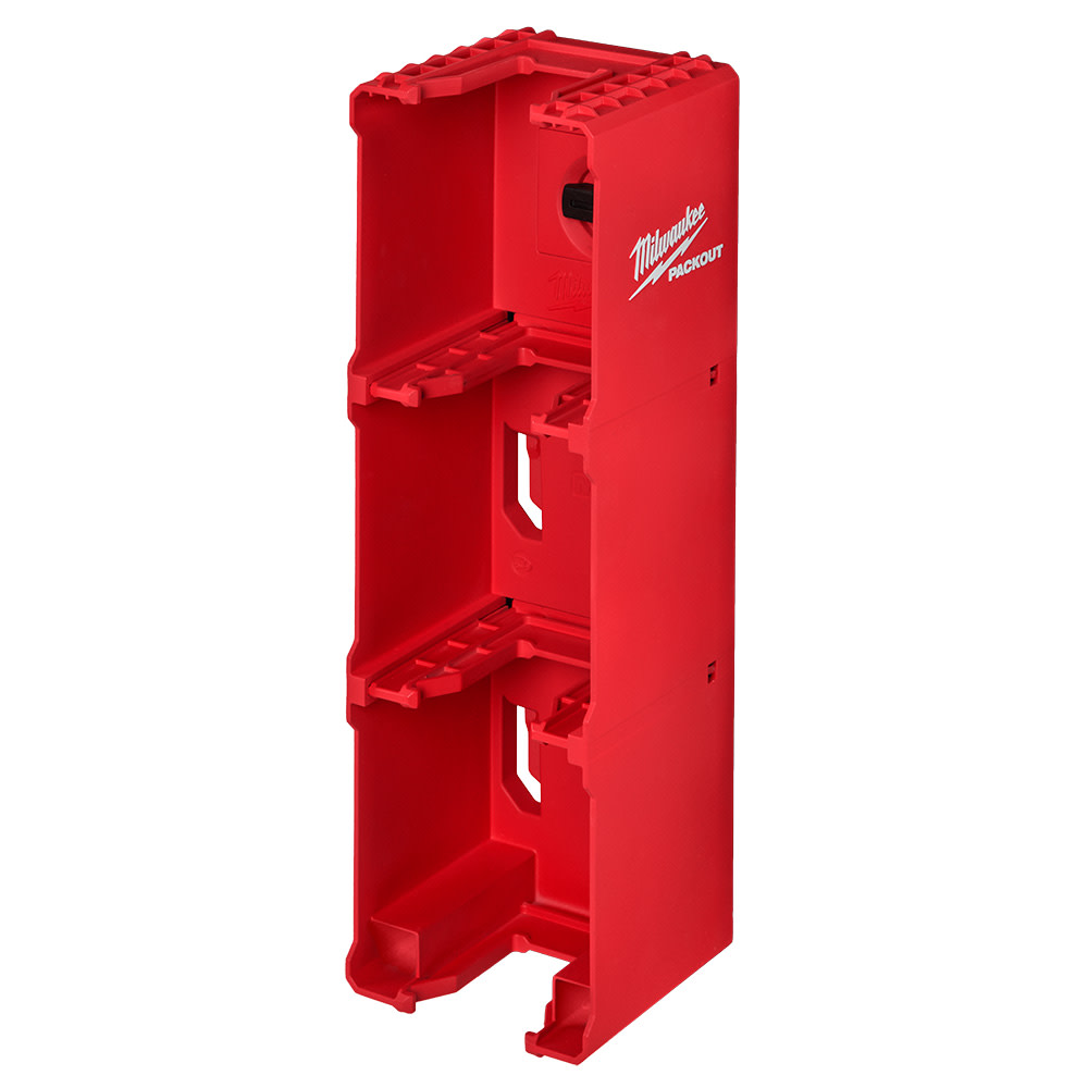 Milwaukee PACKOUT Wall Plate & 2pk M18 Battery Racks Bundle - Ascmtools
