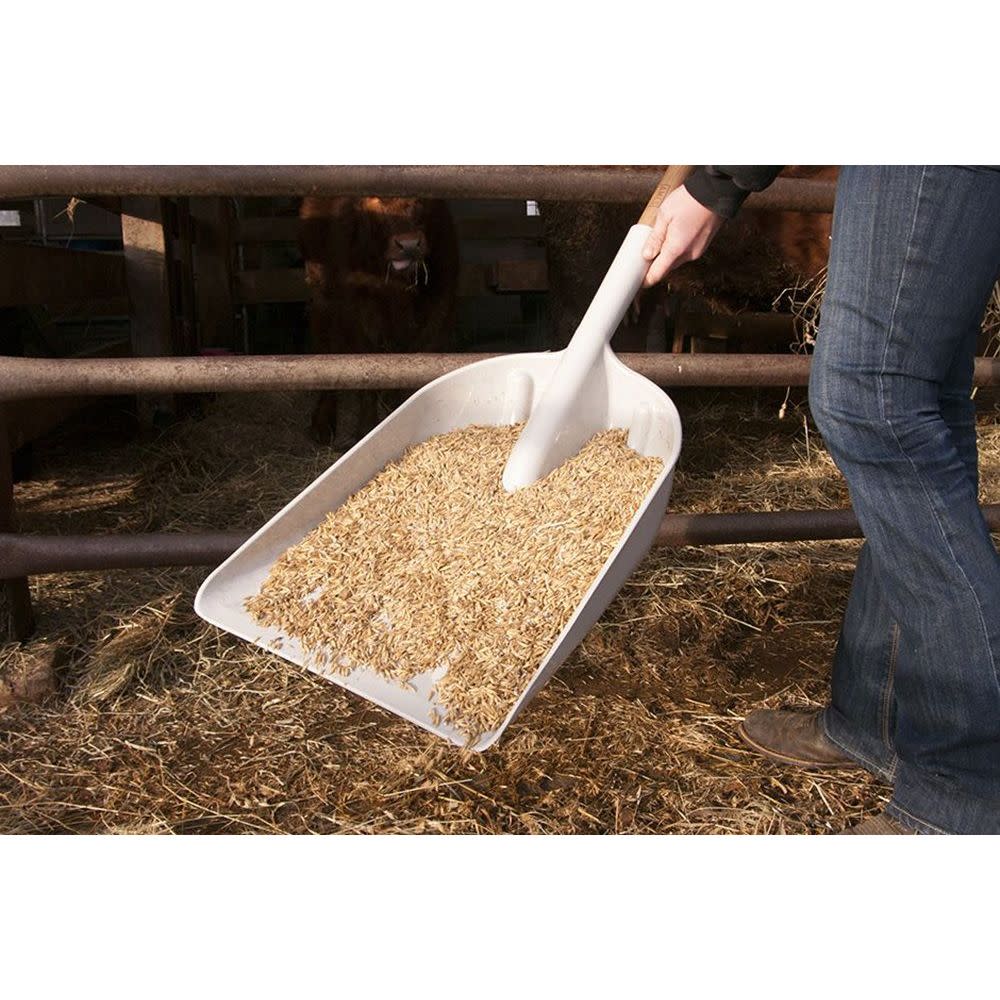 Ames 27.5 in. D-Grip Poly Scoop Shovel with Hardwood Handle - Ascmtools