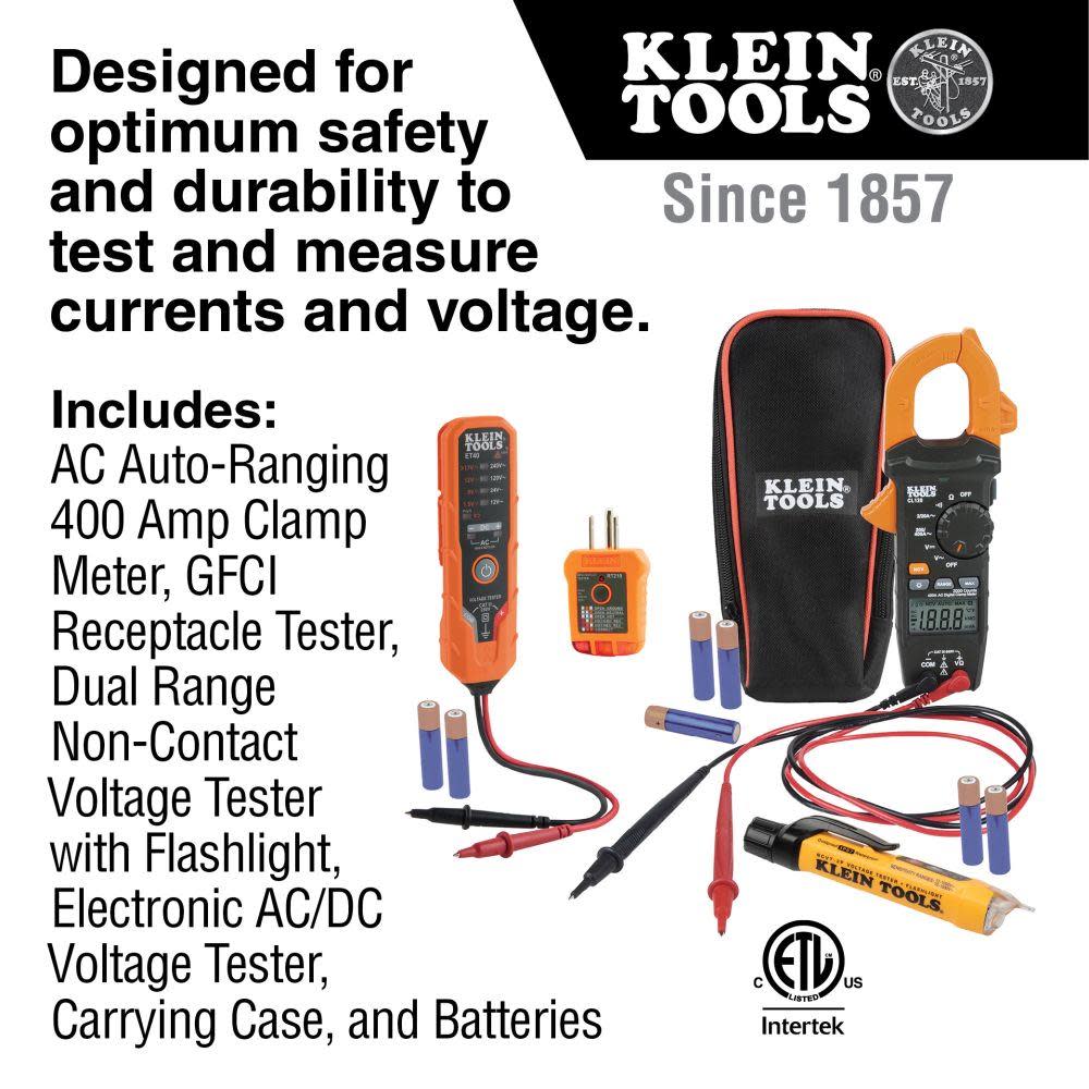 Klein Tools Electrical Test Kit - Ascmtools