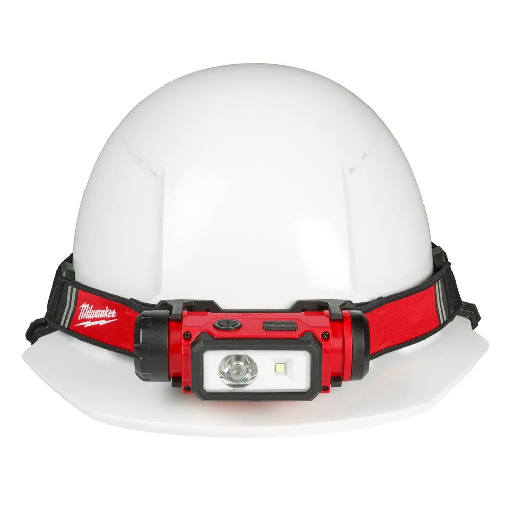 Milwaukee REDLTHIUM USB Hard Hat Headlamp - Ascmtools