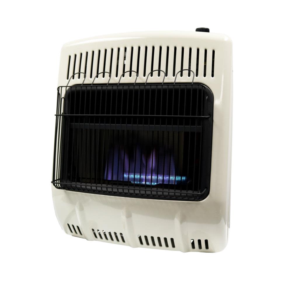 Heatstar 20000 BTU Vent Free Blue Flame Natural Gas Heater with Thermostat and Blower - Ascmtools