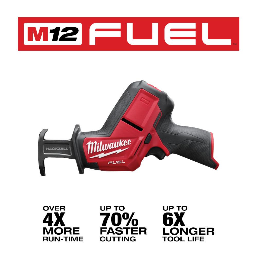 Milwaukee M12 FUEL HACKZALL Reciprocating Saw - Ascmtools