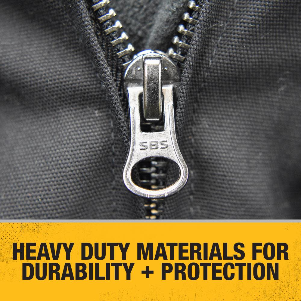 DEWALT Heavy Duty Heated Kit Black Work Jacket Small - Ascmtools