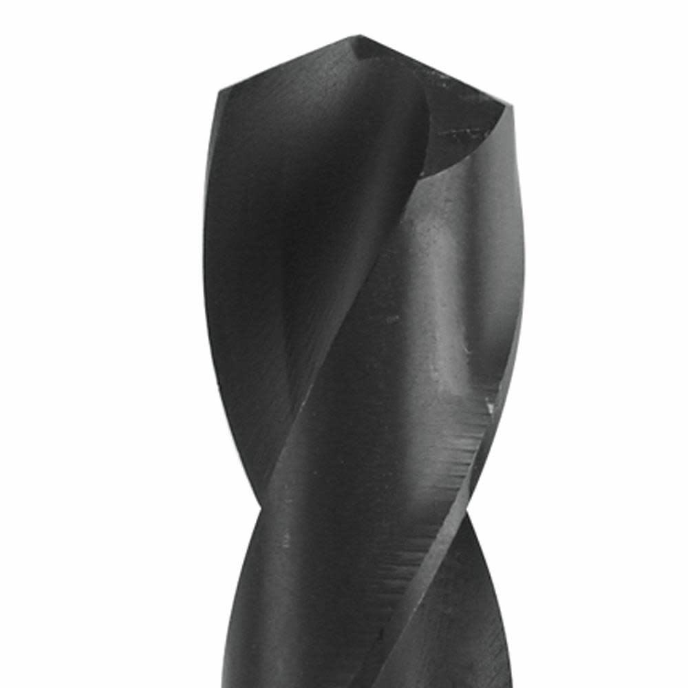 1/2 In. x 6 In. Fractional Jobber Black Oxide Drill Bit - Ascmtools