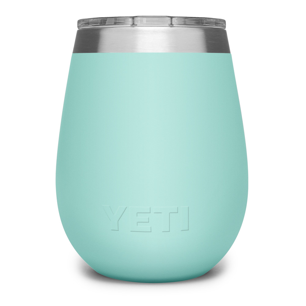 Yeti Rambler Wine Tumbler with MagSlider Lid 10oz Seafoam - Ascmtools