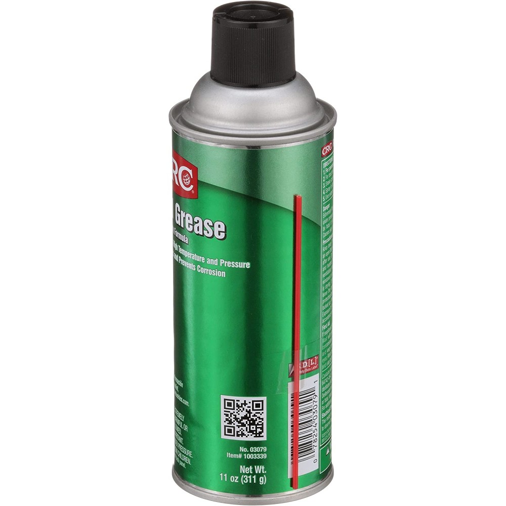 CRC Industries 11oz Aerosol Heavy Duty Red Grease - Ascmtools