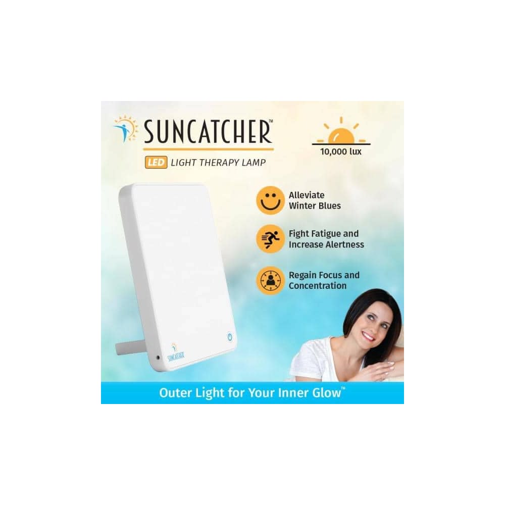 Panther Vision Suncatcher Therapy Lamp 10000 Lumens White LED Light - Ascmtools