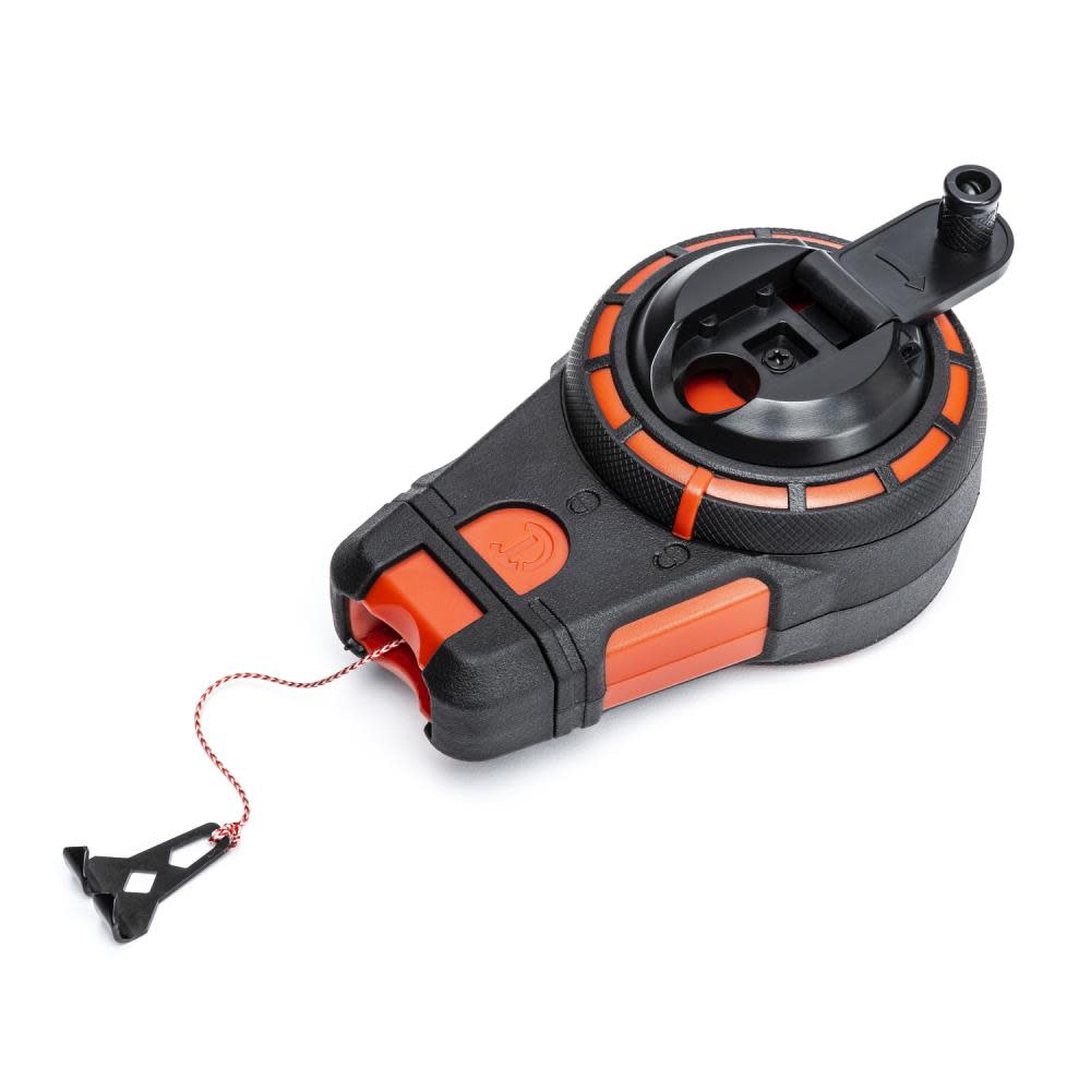 Crescent Lufkin 100′ Contractor Chalk Reel with 3 Oz Red Chalk - Ascmtools