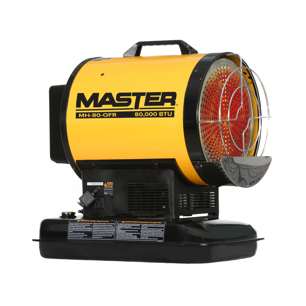 Master Radiant Heater Oil-Fired 80000 BTU - Ascmtools
