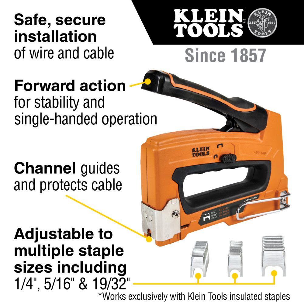 Klein Tools Loose Cable Stapler - Ascmtools
