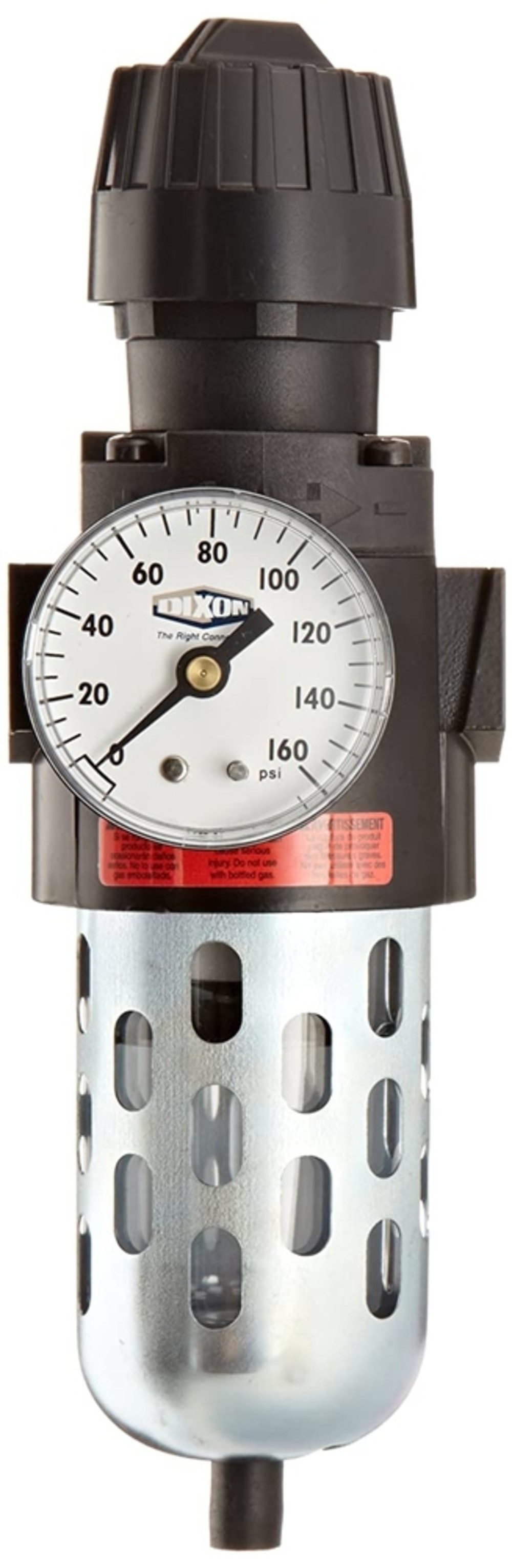 Dixon Valve and Coupling CB6 Compact Filter/Regulator Manual Transparent Bowl with Guard 70 SCFM 1/2″ - Ascmtools