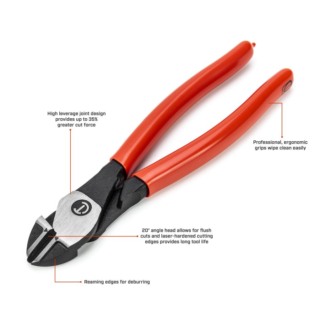 Crescent 6″ Diagonal Cutting Plier Dipped Handle - Ascmtools
