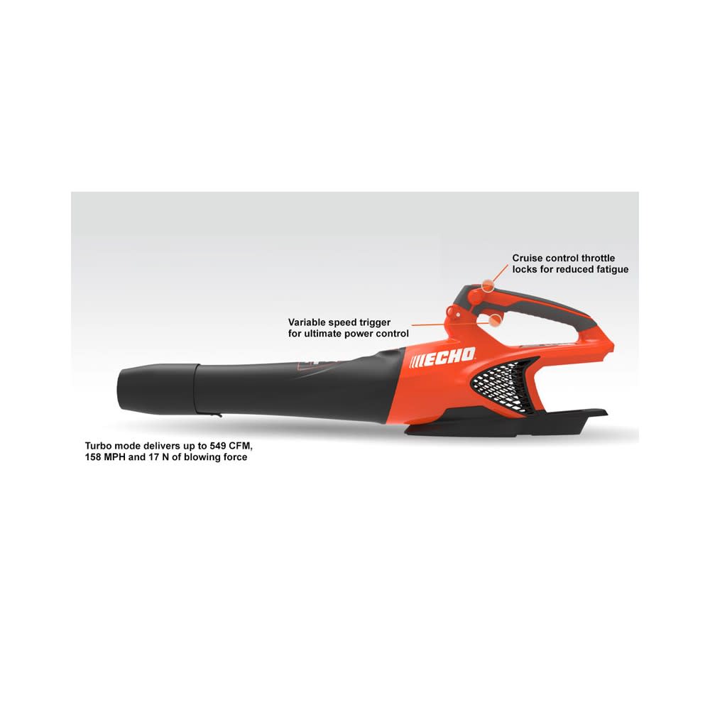 Echo X Series 56V eFORCE Handheld Blower 549 CFM Battery Powered Bare Tool - Ascmtools